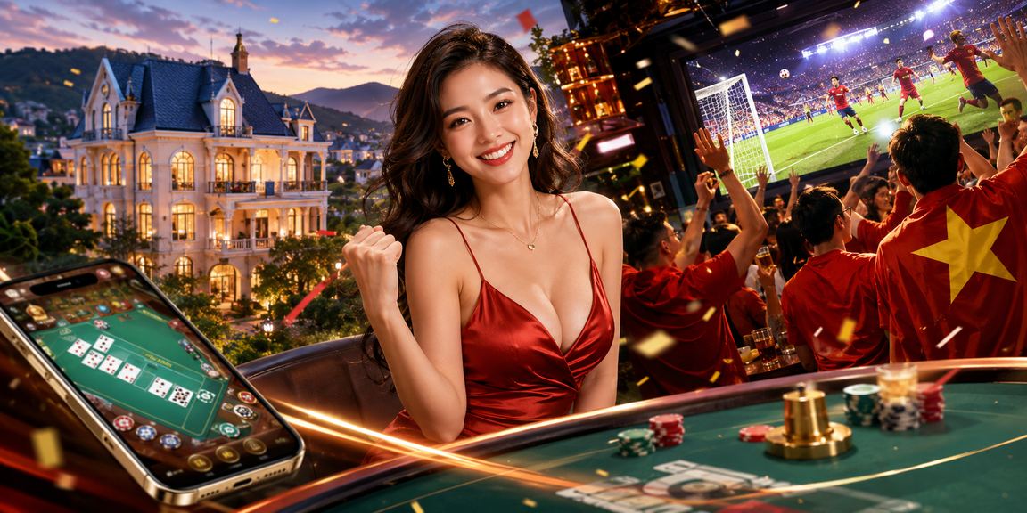 Người mẫu Đà Lạt chơi baccarat và theo dõi jackpot trực tuyến trong không gian sang trọng