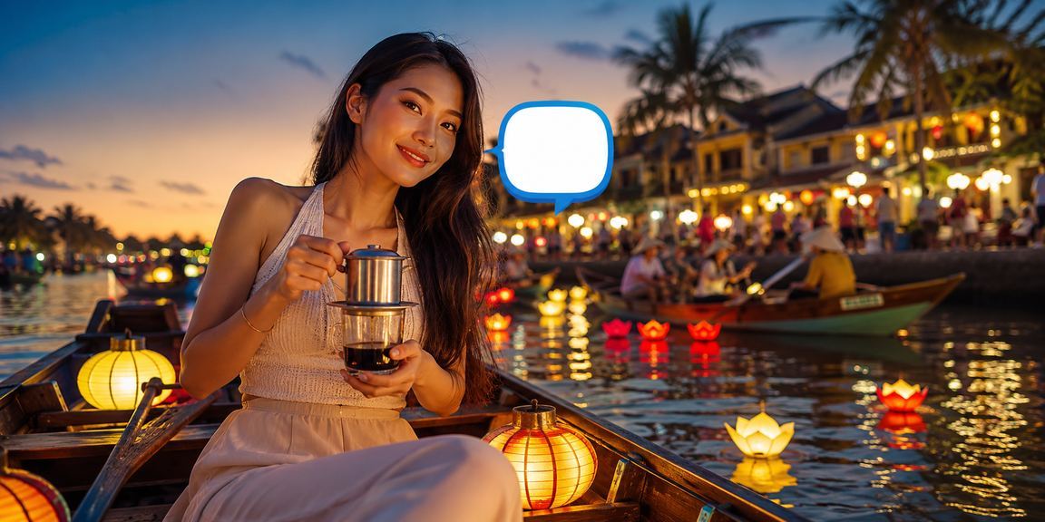 Người dùng xem cá cược bóng rổ tại Hội An bên ly cà phê