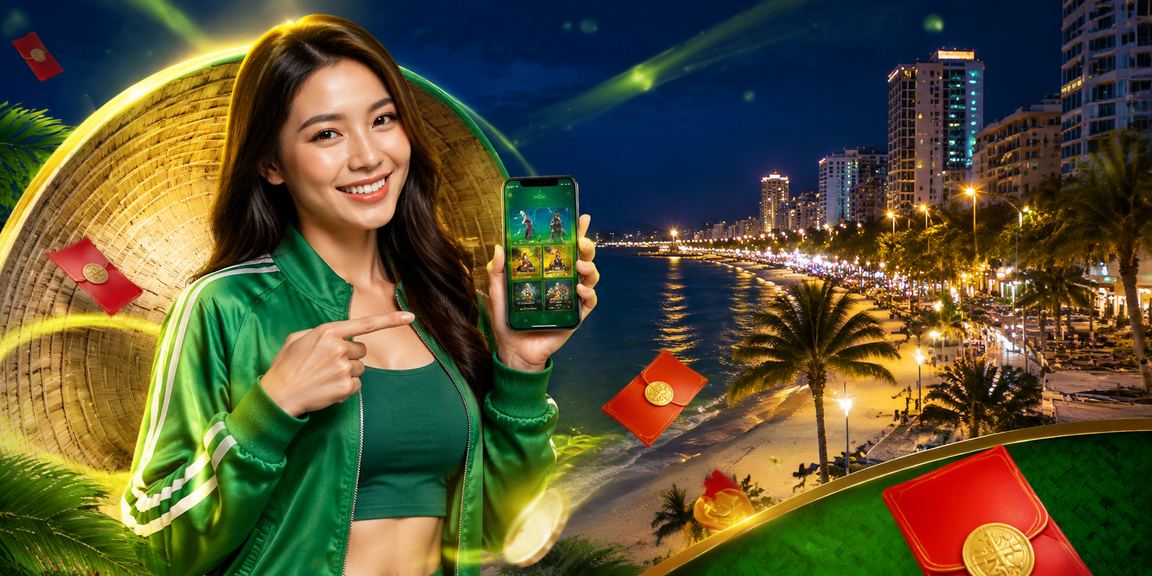 Người dùng Nha Trang nhận thưởng phong bì đỏ và khám phá game mới tại chợ đêm